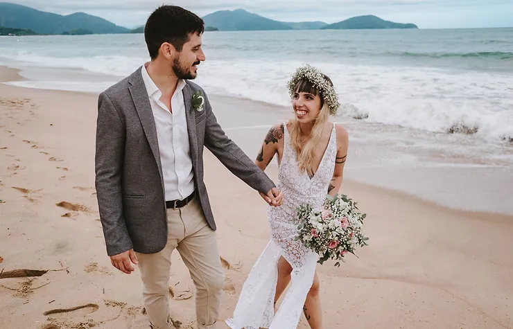 O melhor mês para casar nas praias do Litoral Norte de SP
